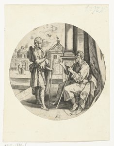 Les adieux de Tobit à son fils Tobias - Anonymous