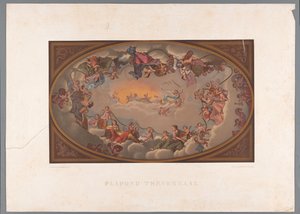 La peinture de plafond de la salle des Trêves, au Binnenhof