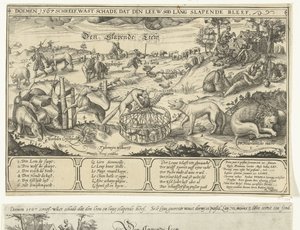 Le lion endormi, 1567 - Anonymous