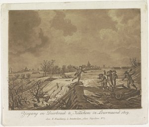 Rupture de digue à Kedichem, 1809