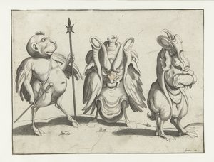Trois monstres - Anonymous