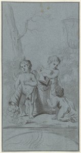 Trois putti près d