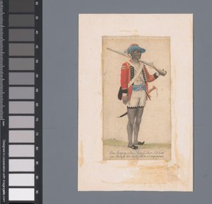 Un soldat noir au service de la Compagnie britannique des Indes orientales - Anonymous