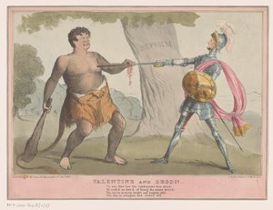 Caricature politique anglaise, 1835