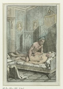 Série érotique avec des couples au lit