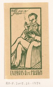 Ex libris de René Martin - Anonymous