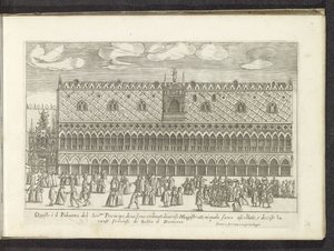 Façade du Palais des Doges à Venise