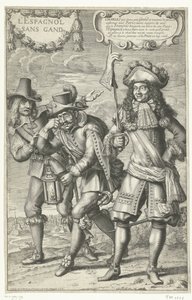 Caricature française sur la perte de Gand, 1678 (L