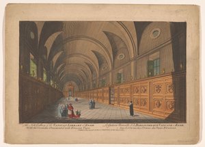 Galerie dans la Bibliothèque Vaticane - Anonymous
