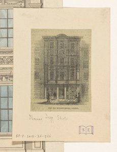 Façade de la boutique de Thomas Tegg à Londres - Anonymous