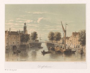 Vue de Delfshaven - Anonymous
