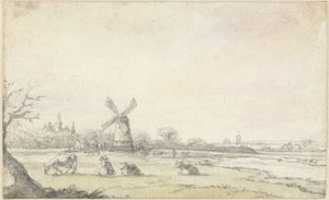 Vue de La Haye depuis Rijswijk