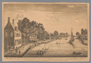 Vue de Maarseveen regardant vers Daelwyk, Vechthoven et Den Oever - Anonymous