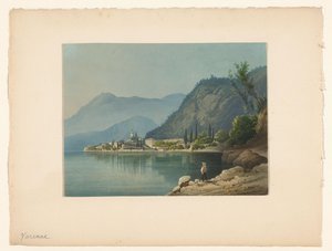 Vue de Varenna sur le lac de Côme - Anonymous