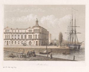 Vue du Royal Dutch Yacht Club à Rotterdam - Anonymous
