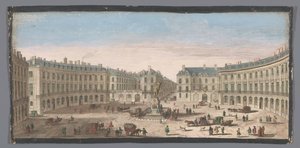 Vue de la Place des Victoires à Paris