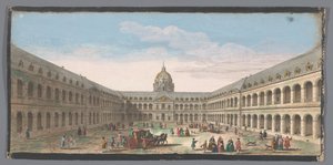 Vue de la grande cour de l