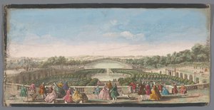 Vue des orangers de Versailles - Anonymous