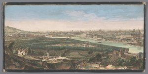 Vue générale de la ville de Paris, prise de la hauteur du village de Chaillot - Anonymous