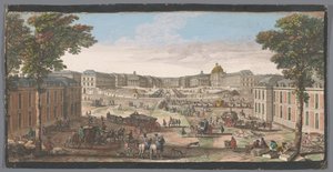Vue de la façade du Palais de Versailles - Anonymous