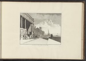 Vue sur un palais côtier à Naples - Anonymous