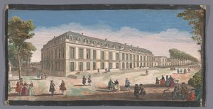 Vue du Château de Choisy depuis le jardin - Anonymous