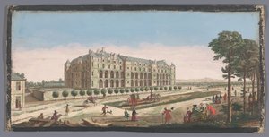 Vue du Château de Madrid à Paris
