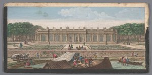 Vue du Grand Trianon dans le Jardin de Versailles - Anonymous