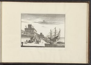 Vue du Palais Royal à Naples - Anonymous