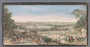 Vue de la Maison Royale de Saint-Louis à Saint-Cyr Vue du paysage et de la Maison Royalle de St. Cir - Anonymous