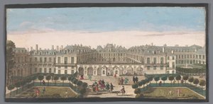 Vue du Palais Royal à Paris - Anonymous