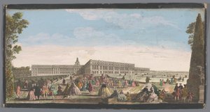 Vue du Château de Versailles depuis le jardin - Anonymous