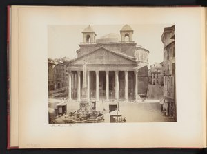 Vue du Panthéon à Rome, Italie