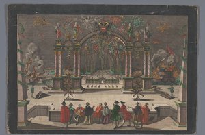 Vue sur des feux d