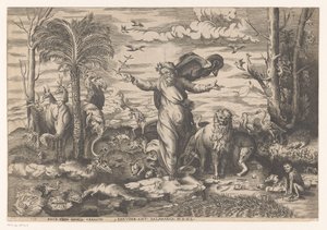 Dieu crée les animaux sur la terre - Anonymous