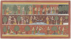 Bergères à la recherche de Krishna