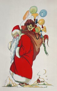 Voici le Père Noël (illustration de livre)
