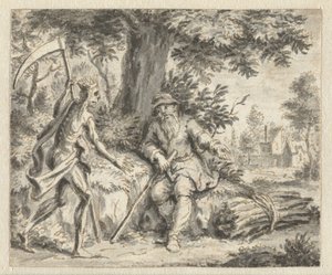 Le bûcheron et la mort (Projets pour des illustrations d