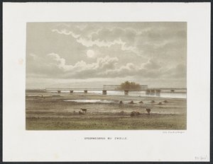 Pont ferroviaire de Zwolle, 1864 (Les principaux ponts ferroviaires aux Pays-Bas) - Anonymous