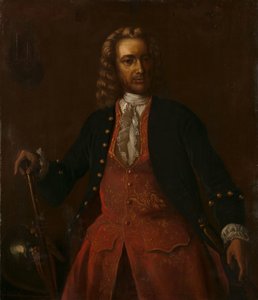 Jacob Mossel (1750-1761), portrait de Jacob Mossel, gouverneur général de la Compagnie néerlandaise des Indes orientales - Anonymous