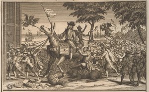 Law, comme un second Don Quichotte, sur le Graauwtje de Sancho Panza - Anonymous