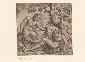 Jupiter et Antiope - Anonymous
