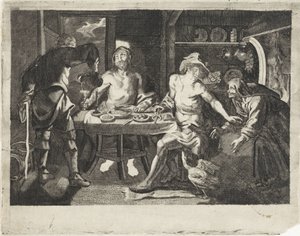 Jupiter et Mercure dans la maison de Philémon et Baucis