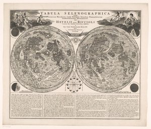 Carte de la lune - Anonymous