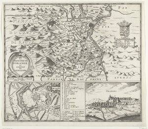 Carte de la principauté d