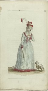 Cabinet de mode et de goût 1791, pl. IX - Anonymous