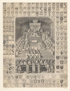 Charles Ier ouvre la session du Parlement, 1628 - Anonymous
