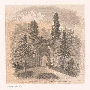 Château Ganne, à Saint-Clair la Pommeraye, près du pont d