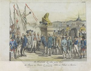 Arrivée du Souverain Prince à Amsterdam, 1813 - Anonymous