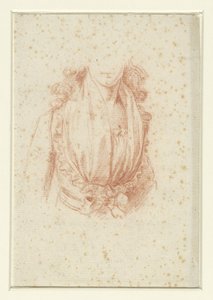 Étude de costume pour un portrait de Madame Moreau - Anonymous
